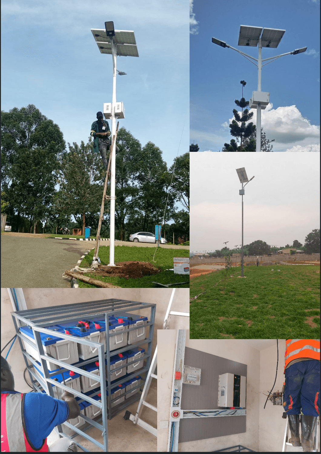 Solar Streetlights - Market Area